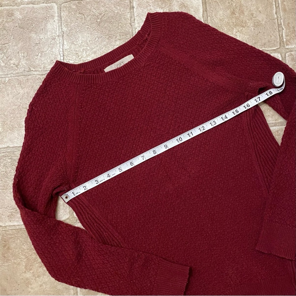 LOFT | Maroon Sweater - Picture 5 of 5